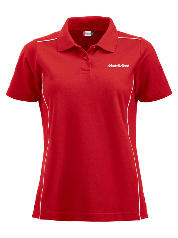 Damen Poloshirt New Alpena Rot